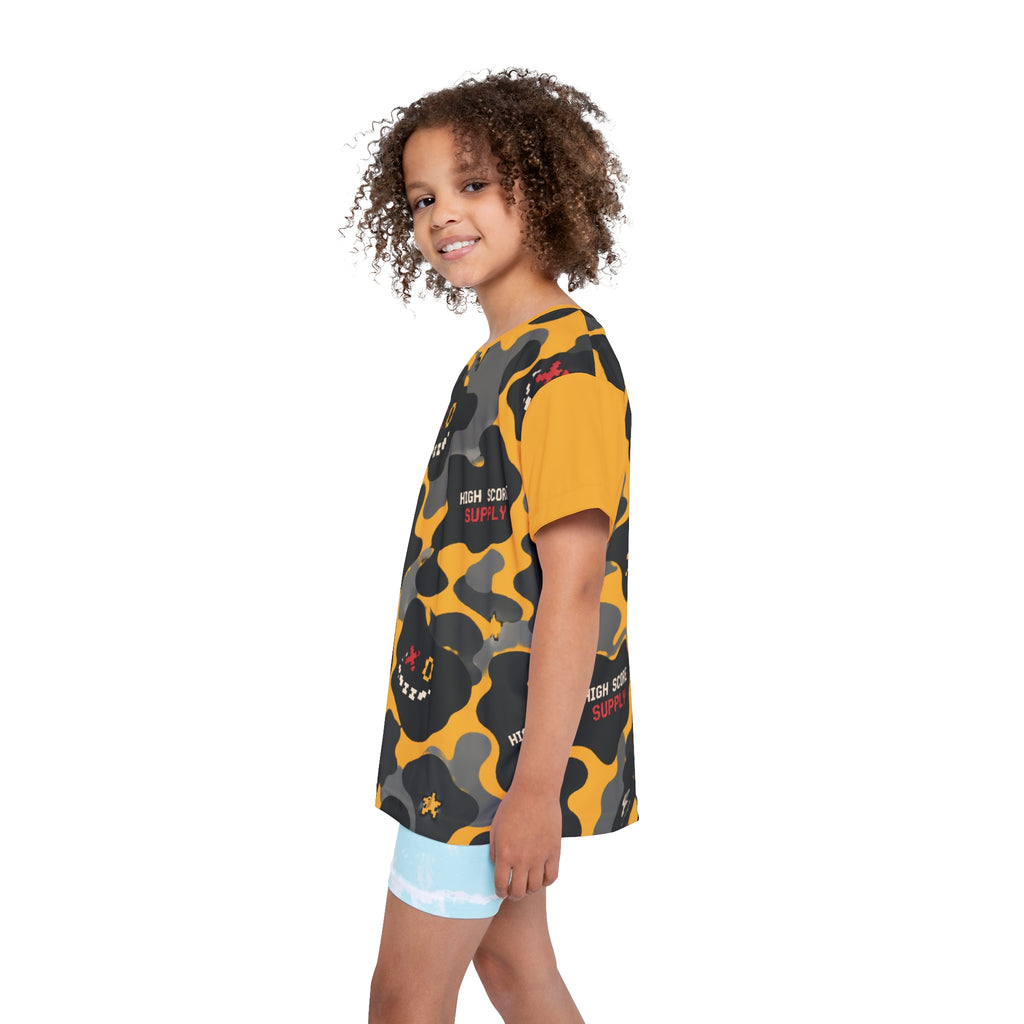 Kids High Score Supply Camouflage Sports Jersey