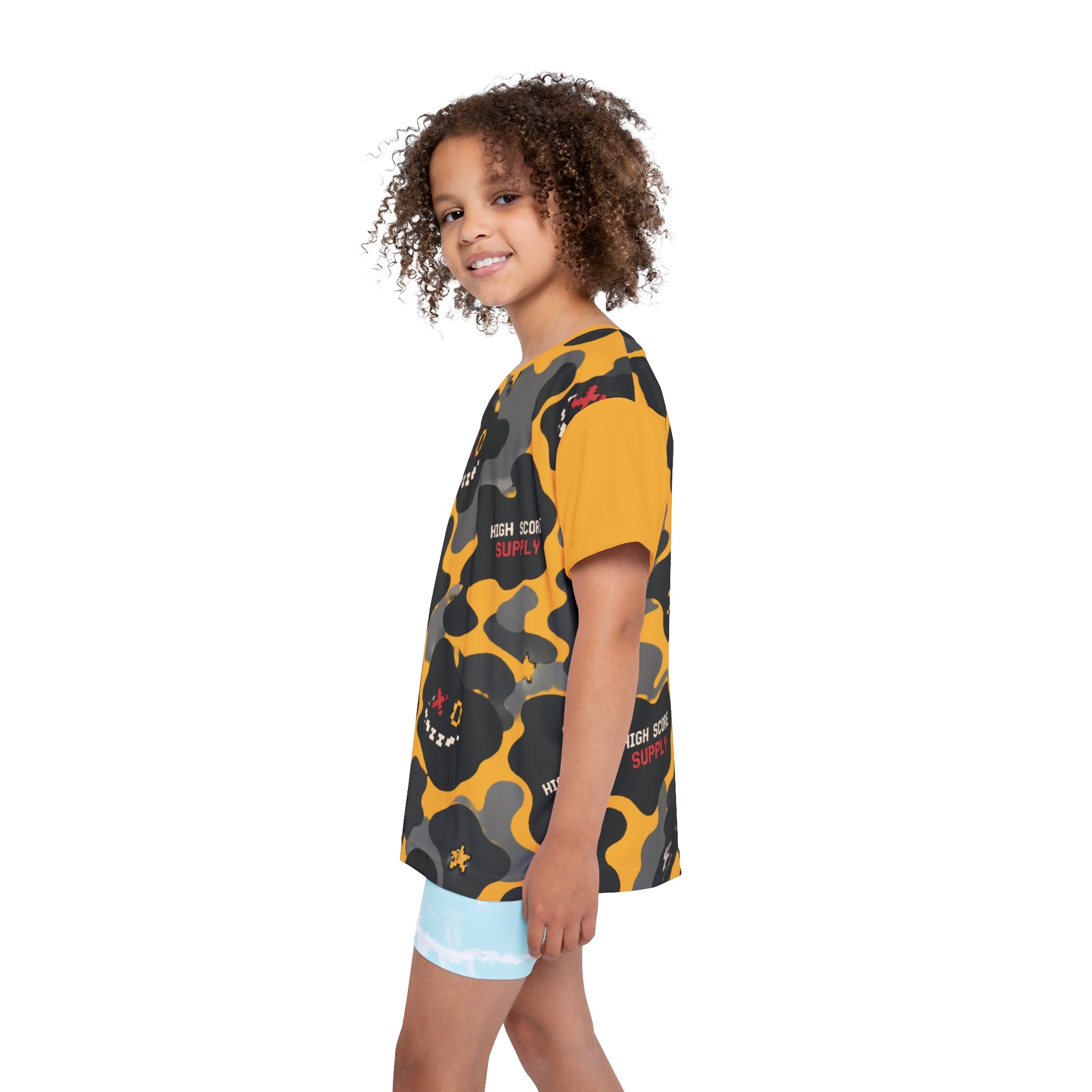 Kids High Score Supply Camouflage Sports Jersey