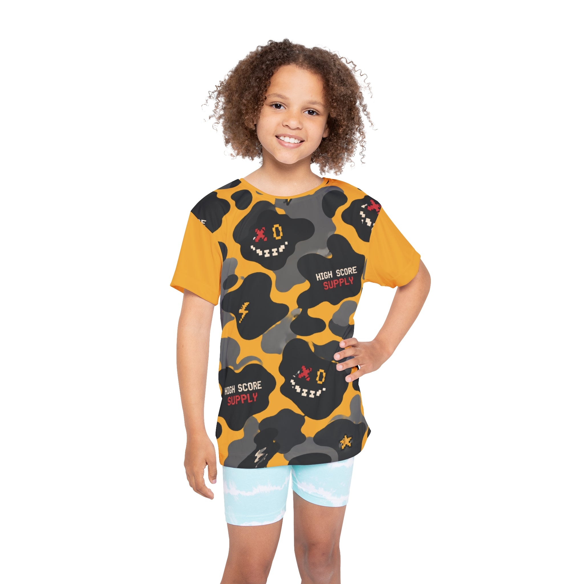 Kids High Score Supply Camouflage Sports Jersey