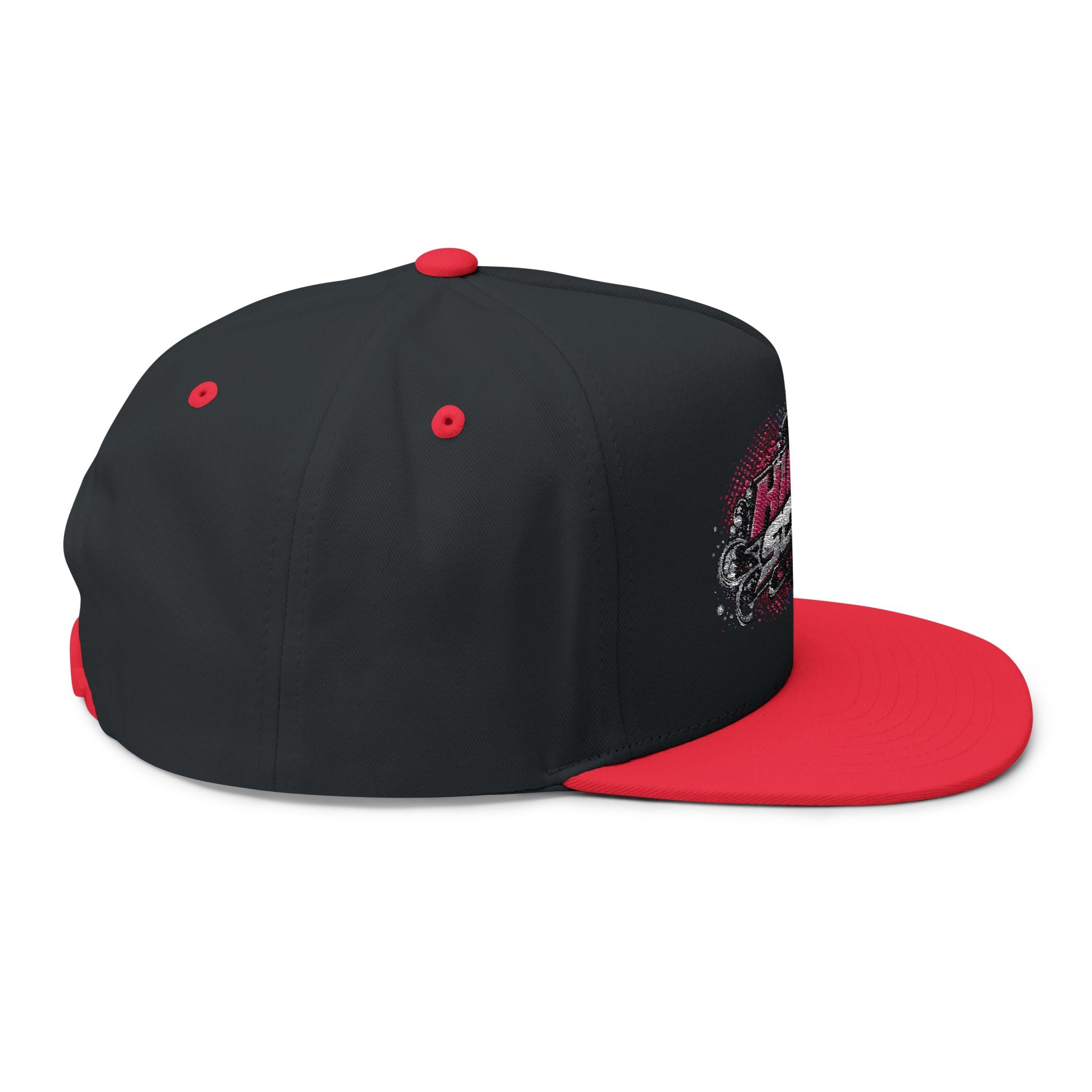 High Score Supply Pink Girly Embroidered Flat Bill Cap
