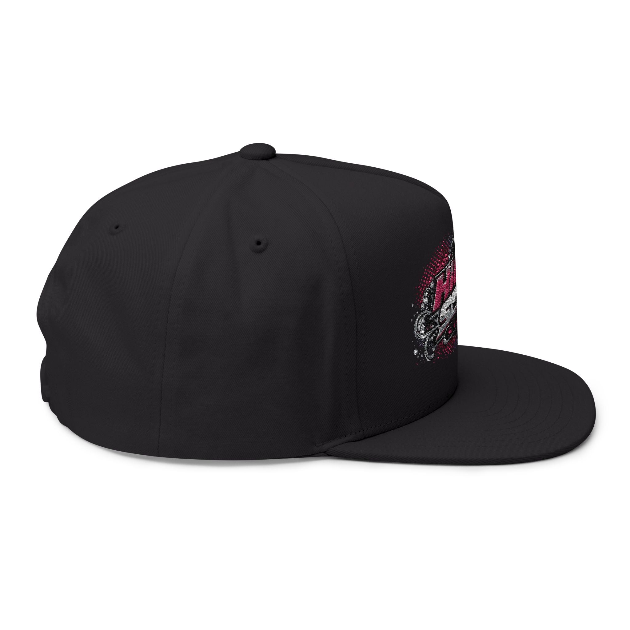 High Score Supply Pink Girly Embroidered Flat Bill Cap