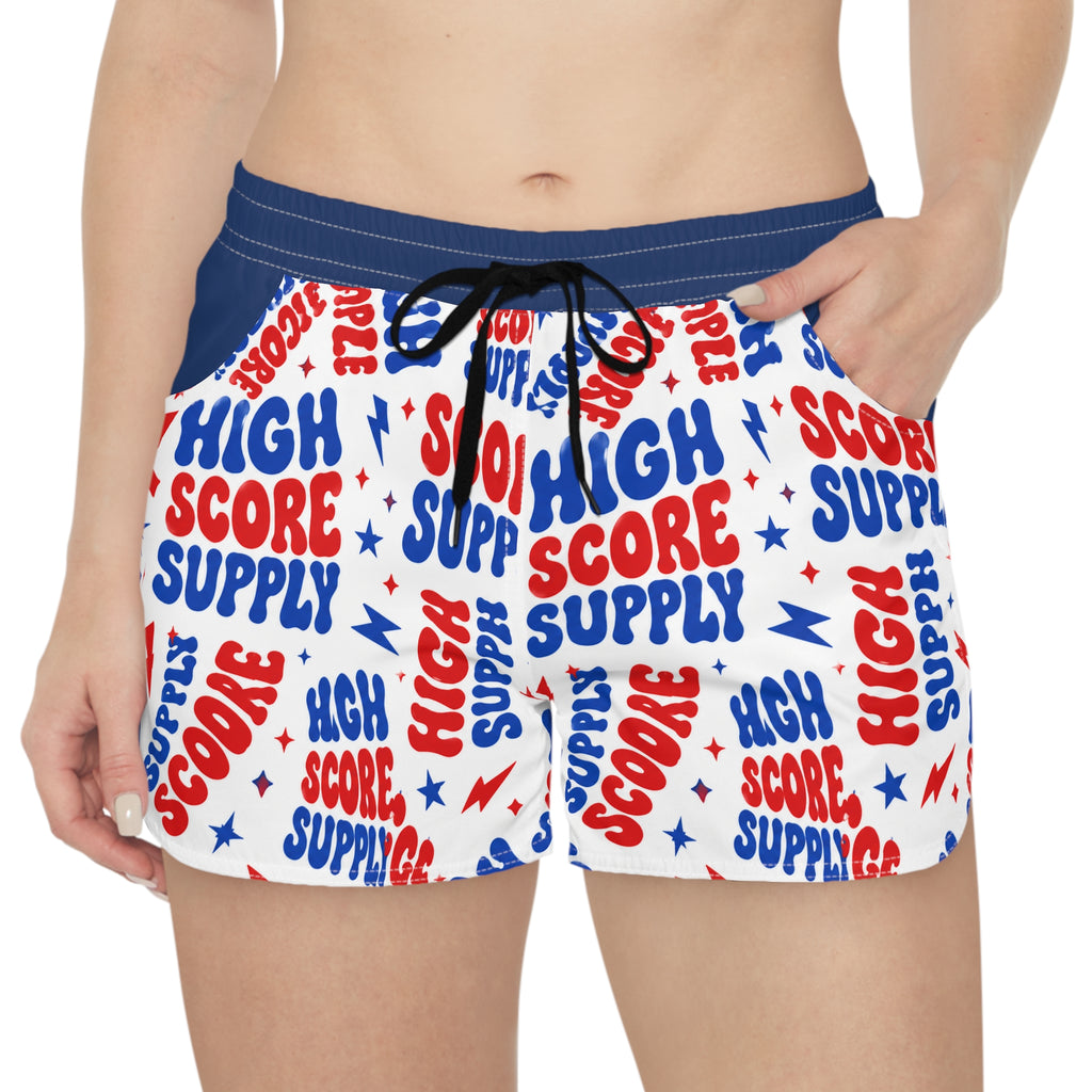 Women's Retro Pop Casual Shorts