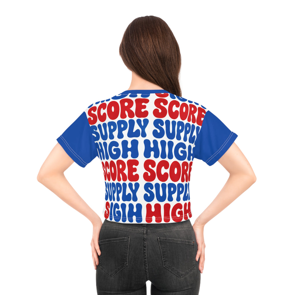 Women's Retro Pop Crop Tee