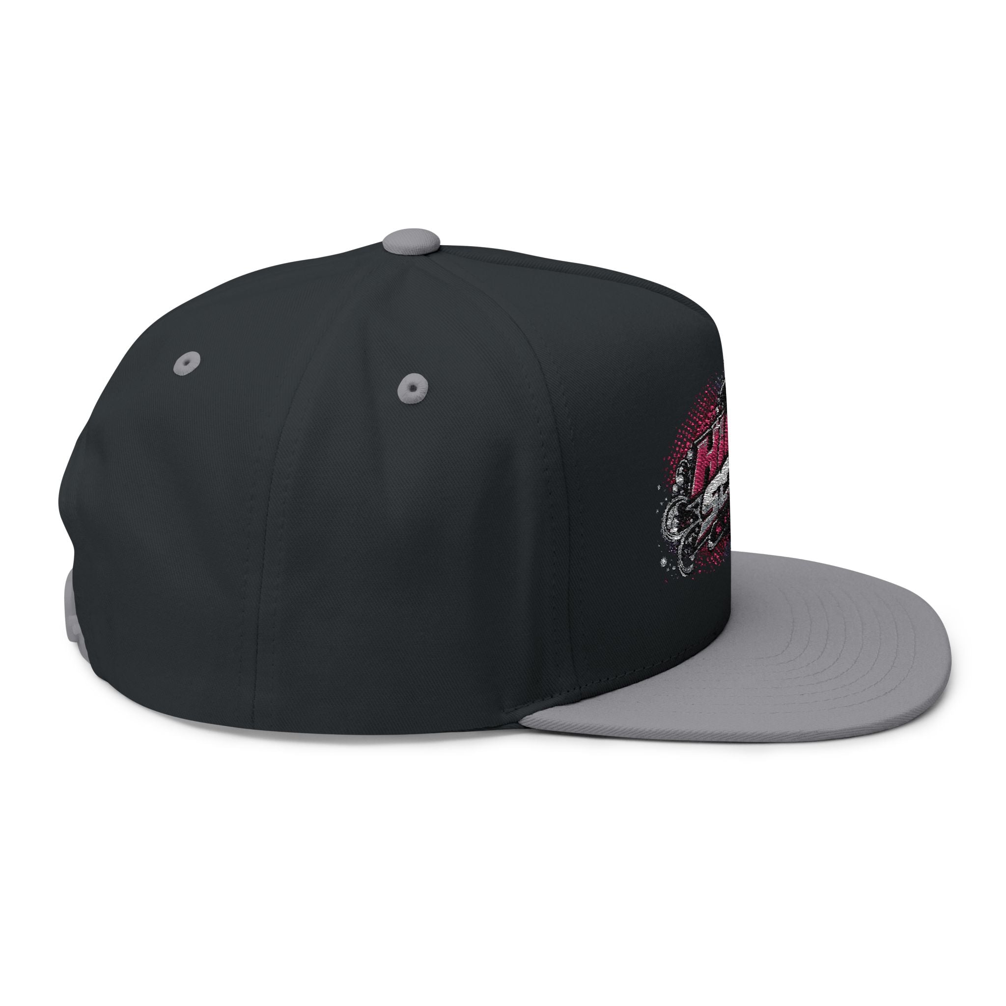 High Score Supply Pink Girly Embroidered Flat Bill Cap