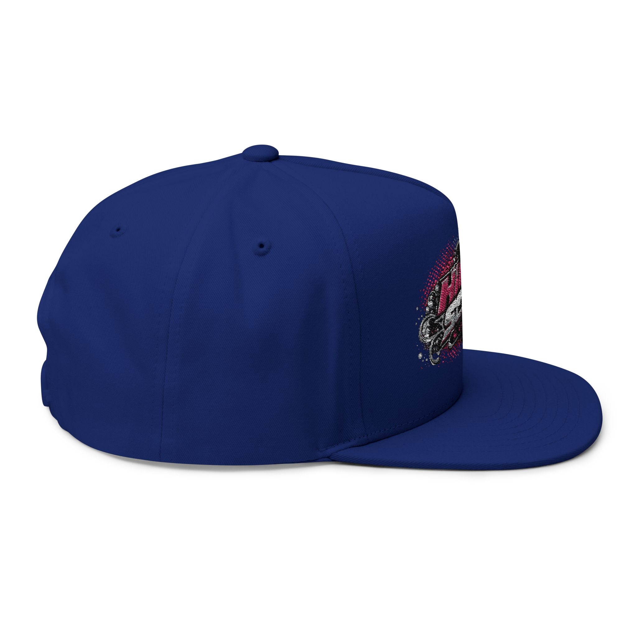 High Score Supply Pink Girly Embroidered Flat Bill Cap