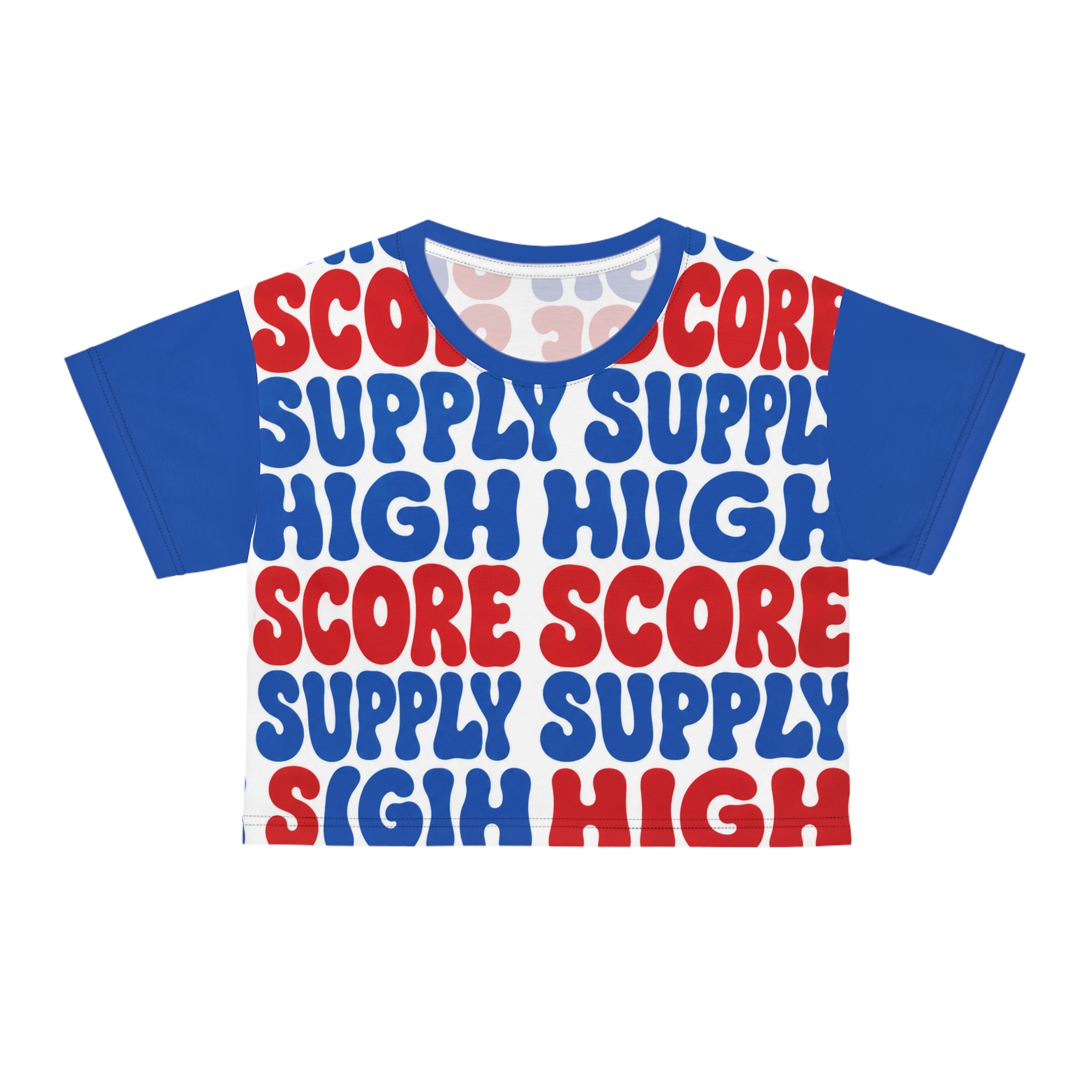 Women's Retro Pop Crop Tee