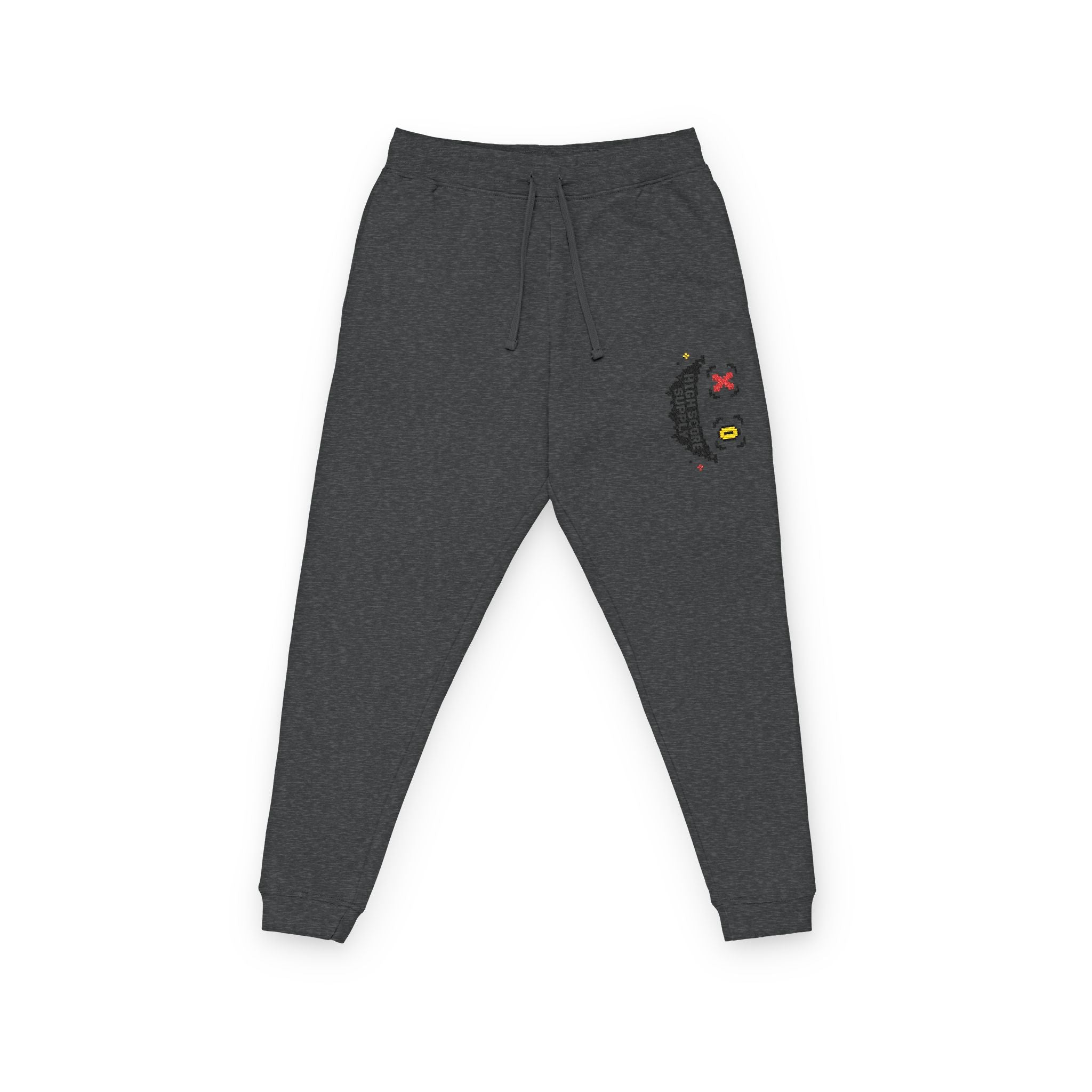 High Score Supply Spooky Basic Embroidered Joggers — Fleece Pants