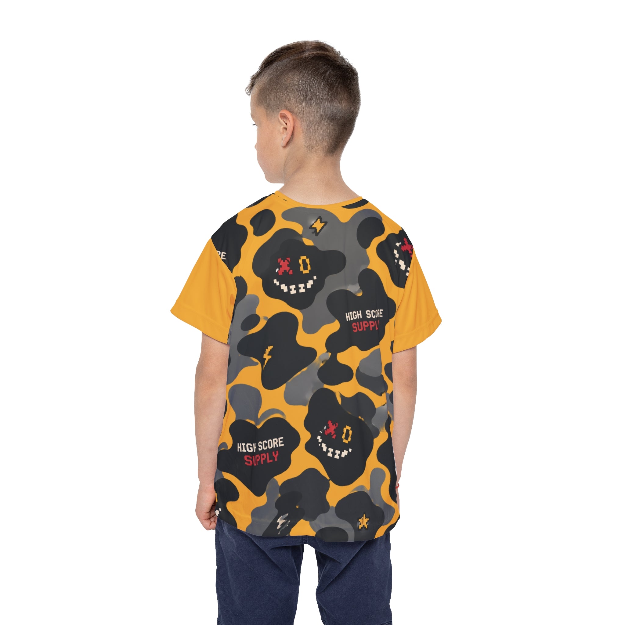 Kids High Score Supply Camouflage Sports Jersey