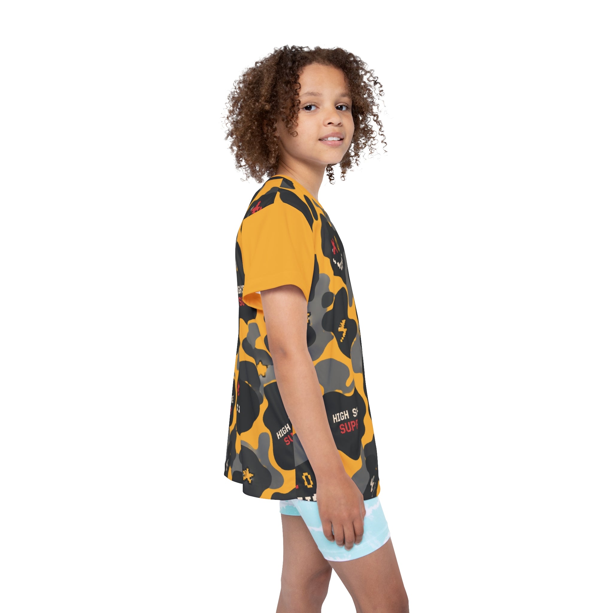 Kids High Score Supply Camouflage Sports Jersey