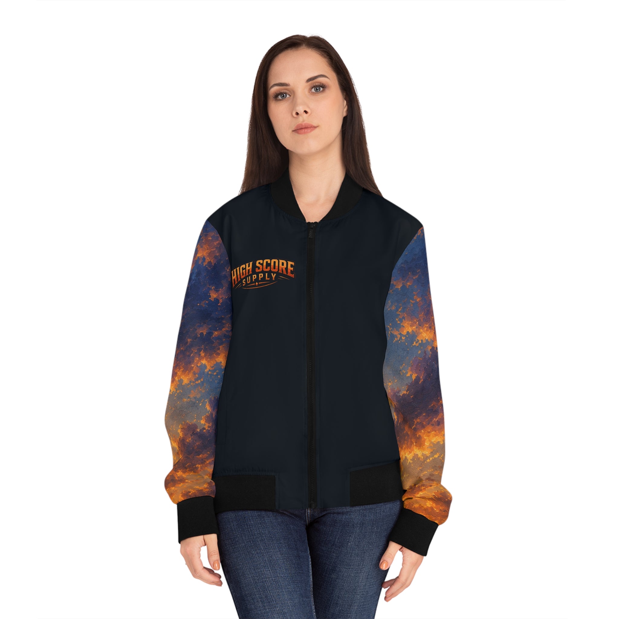 High Score Supply Sunset Breeze Women's Bomber Jacket