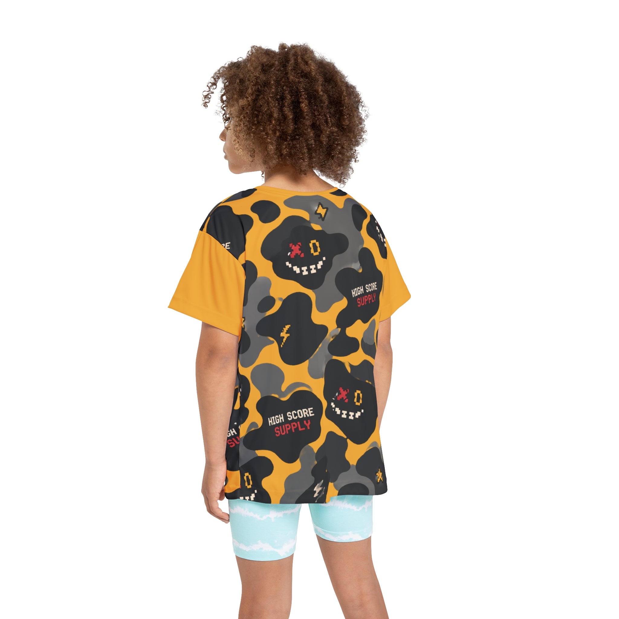 Kids High Score Supply Camouflage Sports Jersey